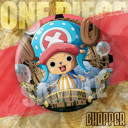 海贼王航海王动漫周边路飞索隆罗宾双闪75mm大徽章谷子挂饰二次元 - 图3