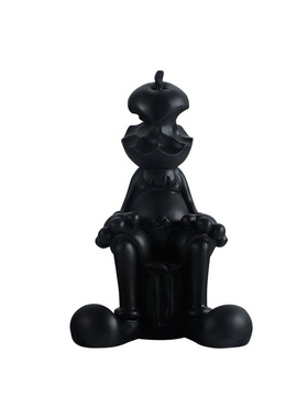 现代简约创意动物雕塑摆件样板房售楼处酒店设计师艺术软装饰品