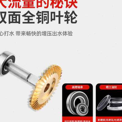 极速家用增压泵全自动自来水全屋加压泵1寸管道抽水机220v小型自 - 图0