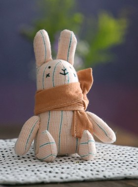 极速布缘记兔子小姐玩偶创意生日礼物送女生闺蜜朋友家居客厅装饰