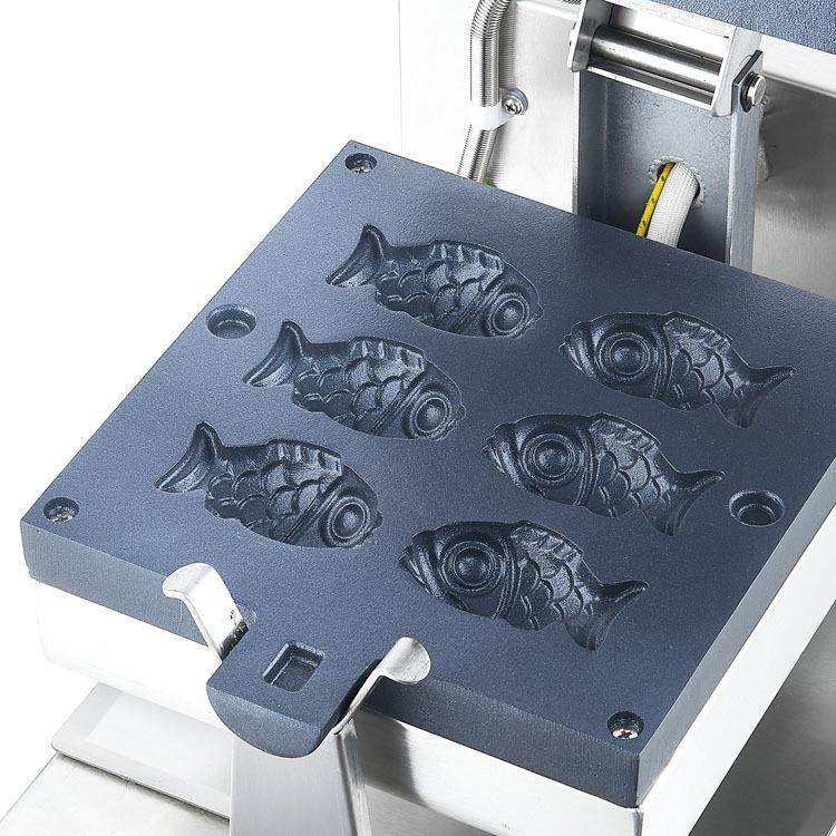 电热单头旋转华夫炉华夫饼机松饼机商用小鱼饼机台湾鸡蛋饼,淘宝优惠券,粉丝福利购,淘宝优惠卷