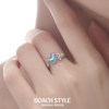 Linglan fish ring S925 sterling silver does not fade
