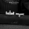 DOACH lace crown sterling silver ring does not fade