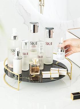 北欧轻奢鸟笼置物架梳妆台浴室卫生间桌面装饰摆件卧室化妆品收纳