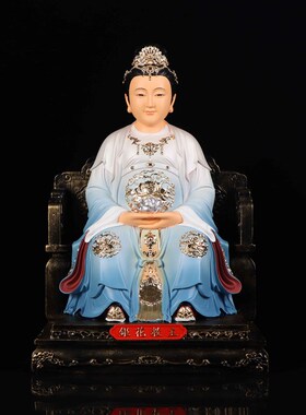 速发脂花佛娘 树金娘像 通天银花金银花娘娘居家用客厅新中式摆件