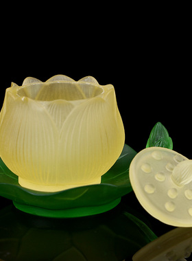 速发琉璃杯家水杯 佛前供佛观音圣水杯 供用净水杯供水 供佛杯杯