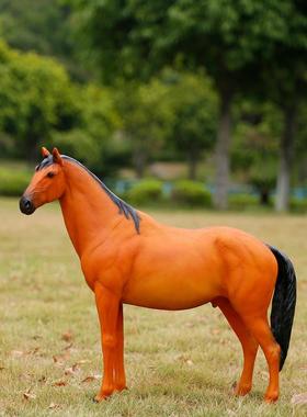 玻璃纤维模拟马雕塑大型落地式摆件公园、庭院、商场、陈列园、景