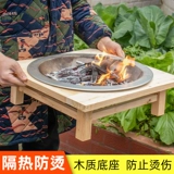 Пламя для барбекю пламя уголя на открытом воздухе