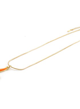 好货Hanreshe Ladybug Fox Pendant Necklace Gold Chain Necklac