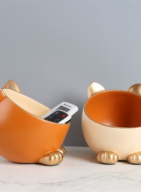 创意玄关钥匙收纳盒现代简约摆件北欧进门口入户鞋柜装饰品置物架