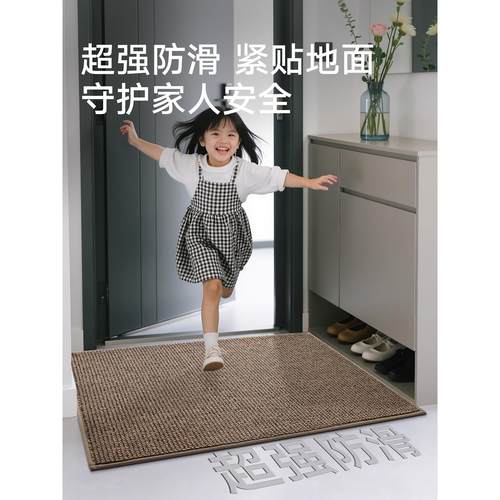 简约高级感入户地垫防滑可定制户外入门地毯门口进门家用玄关脚垫 - 图2