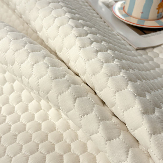 Hongdou flagship 100% cotton quilted fitted sheet single piece
