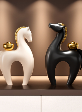 马上有钱摆件创意家居装饰品礼物