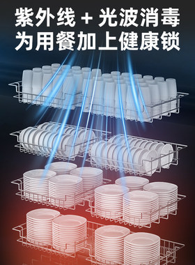 餐饮消毒柜商用饭店不锈钢食堂立式双开门大容量消毒碗柜保洁柜
