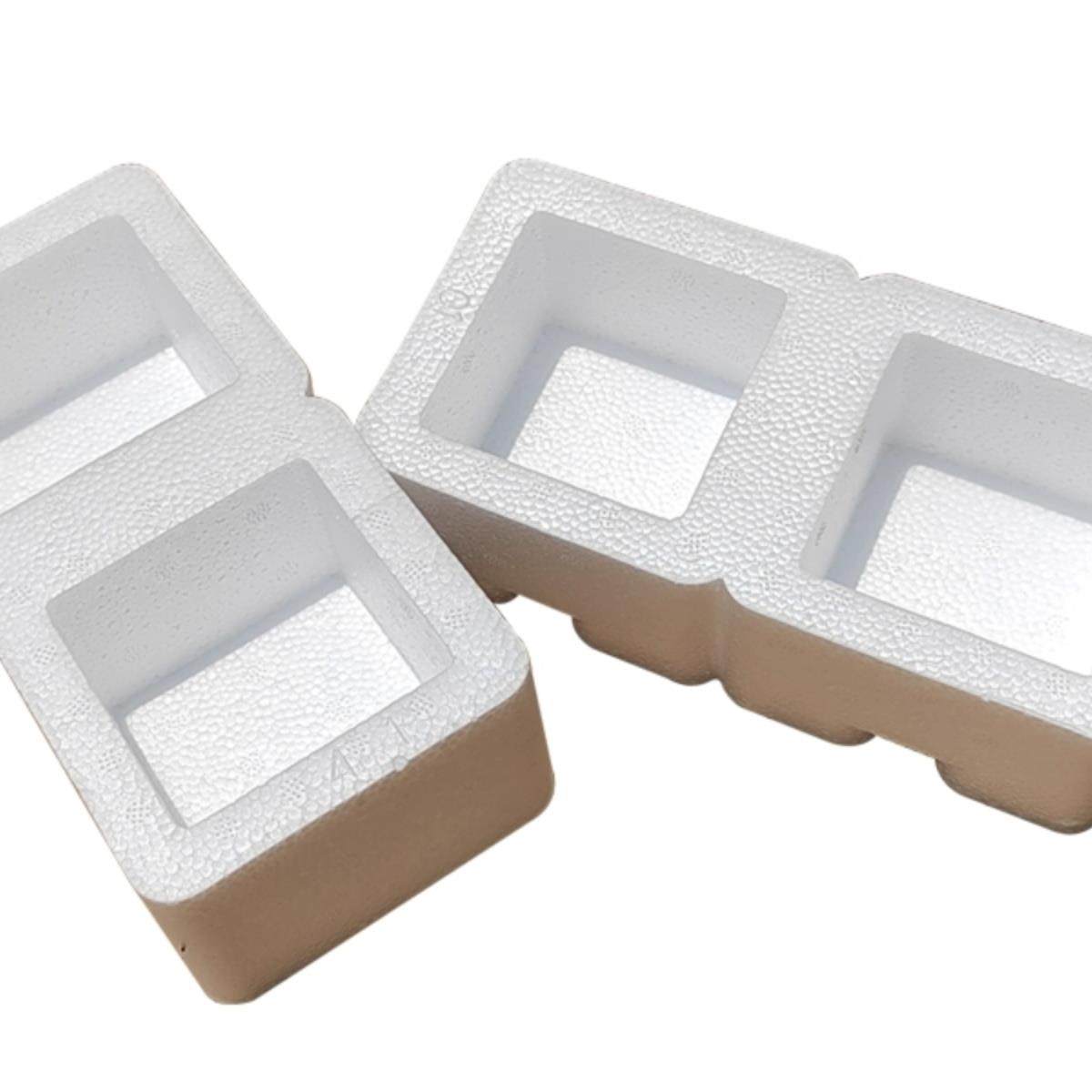 380ml方形蜂蜜玻璃瓶快递专用泡沫盒 防摔碎防撞震打包保护包装箱,淘宝优惠券,粉丝福利购,淘宝优惠卷