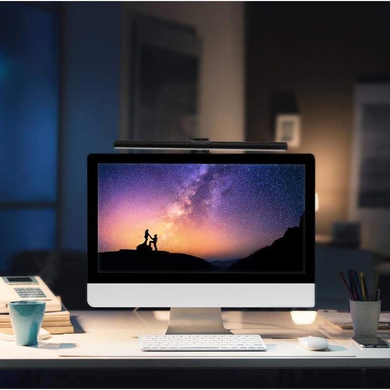跨境新款黑科技笔记本电脑夹灯非对称调光LED屏幕智能护眼挂灯 - 图2