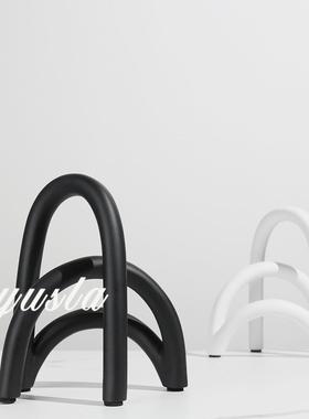 简约意式软装饰品客厅电视柜餐厅柜酒店民宿样板间玄关柜摆件摆设