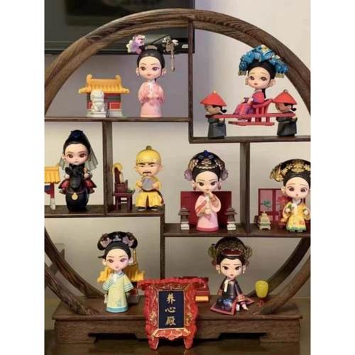 实木桌面小博古架中式多宝阁茶具杯垫紫砂壶摆件展示架茶室茶柜子 - 图2