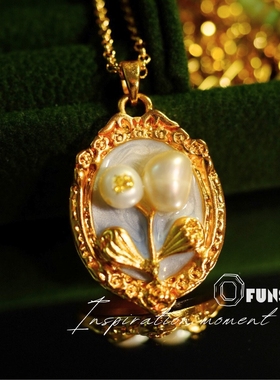 《鎏金岁月》法式莫奈花园项链