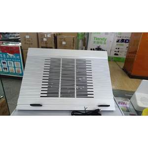 九州风神N9笔记本电脑散热器 纯铝角度可调静音调速风扇 4个USB口