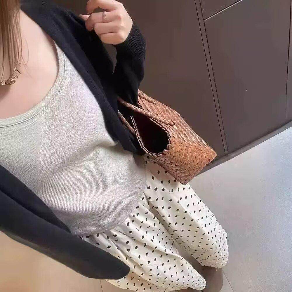 孕妇阔腿裤2025新款夏季薄款宽松波点小个子奶奶裤托腹九分哈伦裤,淘宝优惠券,粉丝福利购,淘宝优惠卷