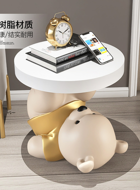 速发元气熊落地摆件家居饰品电视柜沙发旁礼头柜新盘置物乔迁托居