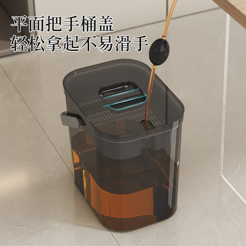 茶水桶废水桶茶台茶水分离垃圾桶茶几过滤排水高端透明茶桶茶渣桶,淘宝优惠券,粉丝福利购,淘宝优惠卷