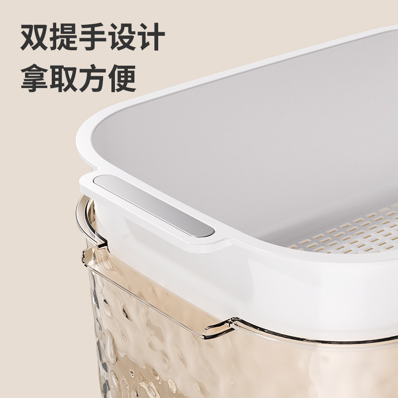 双层沥水篮新款加厚洗菜盆漏盆淘菜盆塑料家用厨房洗水果盘滤水篓,淘宝优惠券,粉丝福利购,淘宝优惠卷