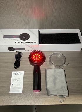 头皮电动按摩梳家用养发