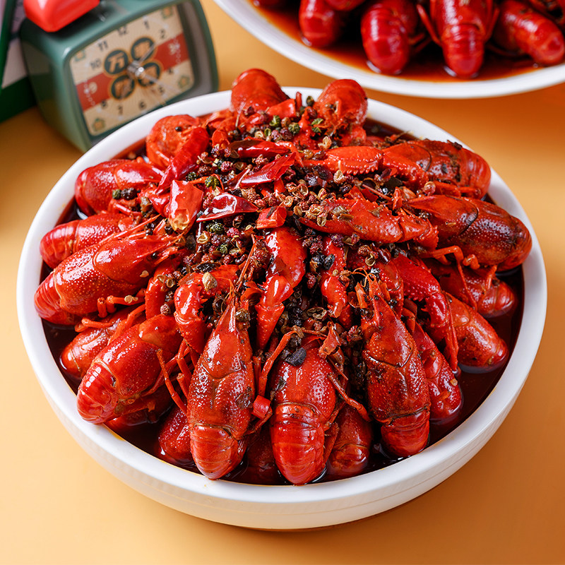 元初食品净水小龙虾麻辣味750g（4-6钱/只）海鲜方便菜懒人菜冻品,淘宝优惠券,粉丝福利购,淘宝优惠卷