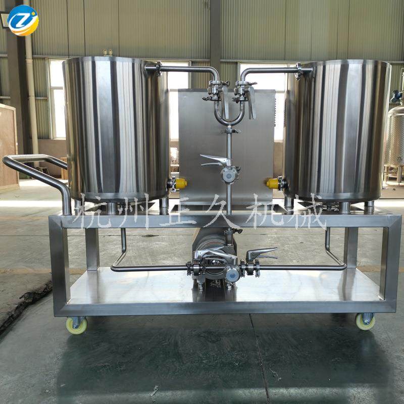 100升小型CIP移动清洗车双罐式SUS304不锈钢清洗设备,淘宝优惠券,粉丝福利购,淘宝优惠卷