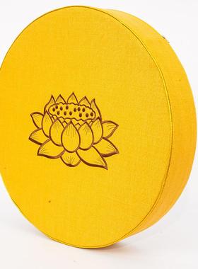 凤云飞佛堂拜垫拜佛垫亚麻家用磕头跪垫莲花礼佛具蒲团禅修垫打坐