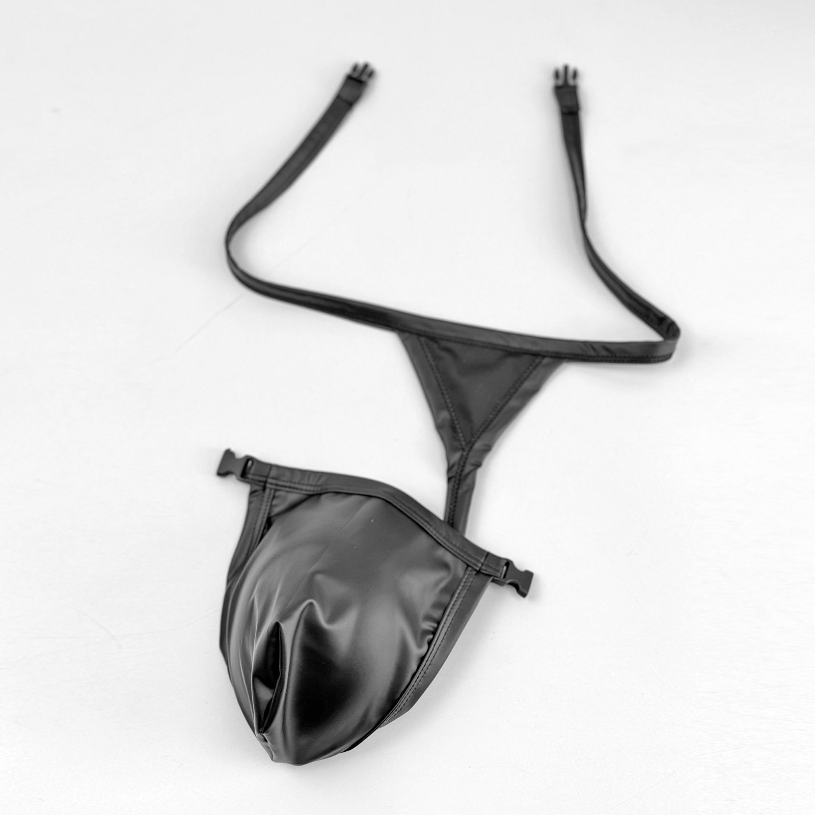 SMOOOLA男士仿皮丁字裤低腰插扣单丁裤比基尼T裤,淘宝优惠券,粉丝福利购,淘宝优惠卷