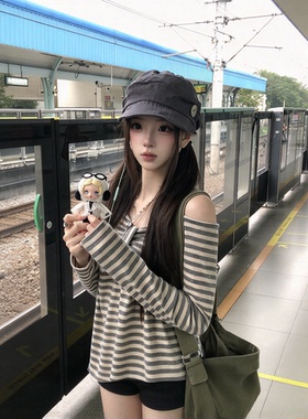 日系慵懒风褶皱纽扣报童帽