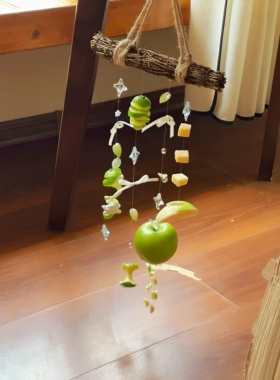 森系文艺风苹果风铃DIY材料包