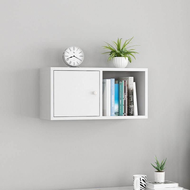 置物架墙上书架简约免打孔收纳创意小型置物柜客厅卧室壁挂式书柜,淘宝优惠券,粉丝福利购,淘宝优惠卷