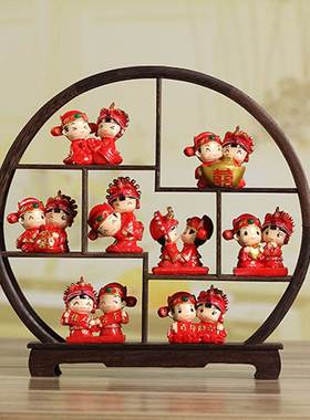 创意结婚礼物送朋友闺蜜新婚礼品订婚实用浪漫婚庆房卧室个性摆件