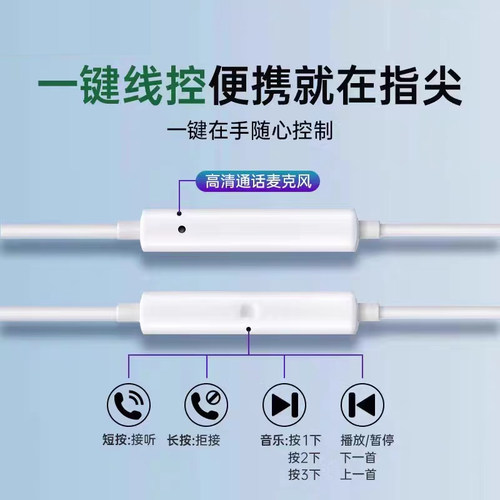 OPPO原装Reno15/14/13/12/11耳机X8/X9PRO耳塞K10/K11/K12耳麦K13 - 图0