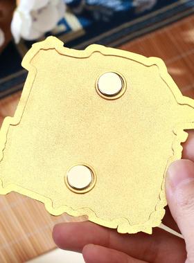 重庆文创冰箱贴中国城市定制金属烤漆国风国潮立体李子坝冰箱贴