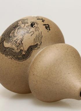 避火龙土陶瓷罐厨房西北角乾卦解决火烧天门 避火龙工艺品摆件