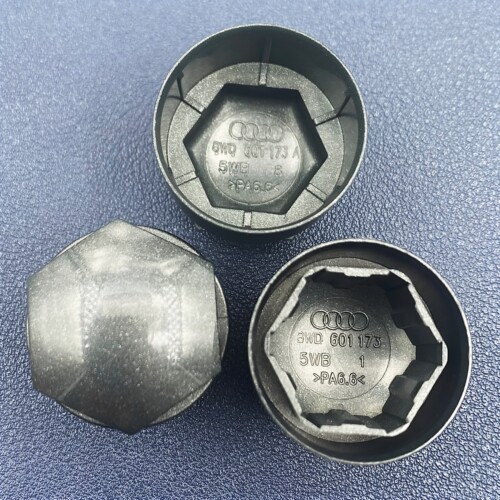 奥迪原厂轮胎螺丝帽盖A4L A6L Q5L A3 Q7 Q3 A5车轮毂防盗螺母帽 - 图0