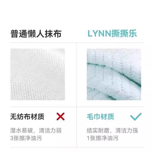 撕撕乐周抛抹布加大加厚款吸水不易掉毛-G - 图1
