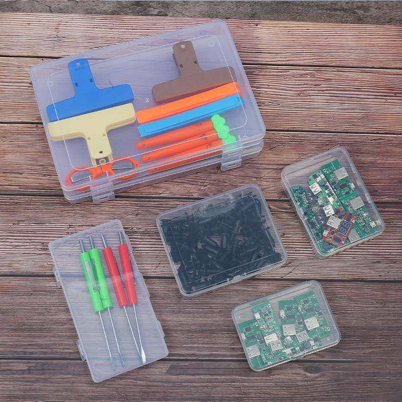 透明长方形塑料收纳盒零件饰品串珠子小盒子鱼钩螺丝迷你小方盒,淘宝优惠券,粉丝福利购,淘宝优惠卷