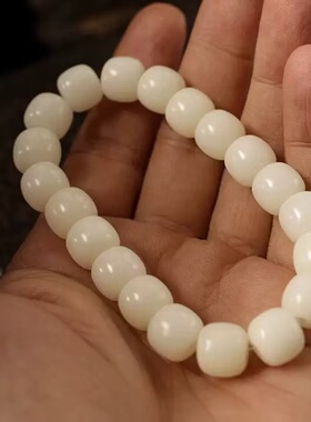 白玉菩提根手串男士女文玩佛珠