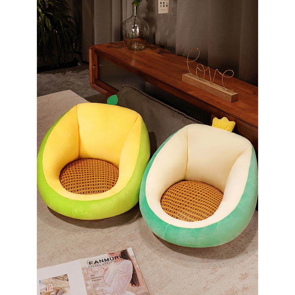 Lazy floor cushion tatami bedroom bay window butt cushion office chair cushion back cushion integrated children