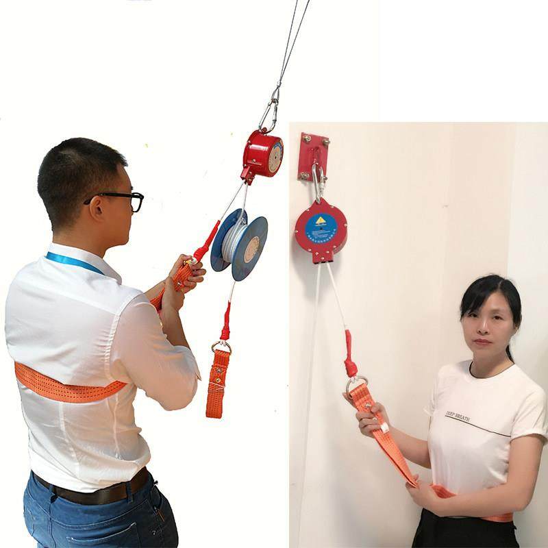 凯安消防往复式缓降器逃生自救家庭高楼火灾高层应急钢丝安全绳,淘宝优惠券,粉丝福利购,淘宝优惠卷
