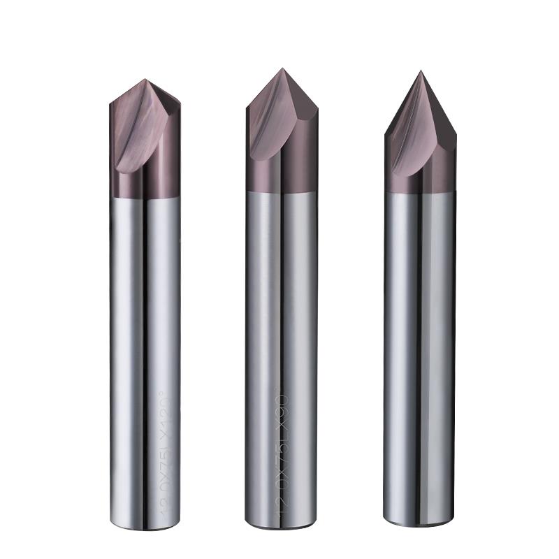 直槽螺旋硬质合金钨钢涂层倒角刀50/70/80/100/110/130/140/150度 - 图3