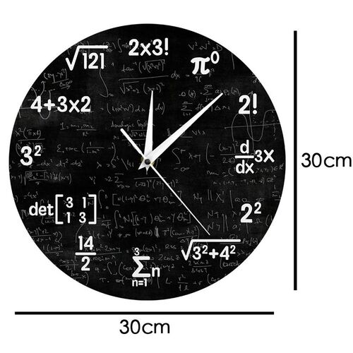 好货Math Wall Clock Mathematics Clock Graduation Gift Gifts - 图1