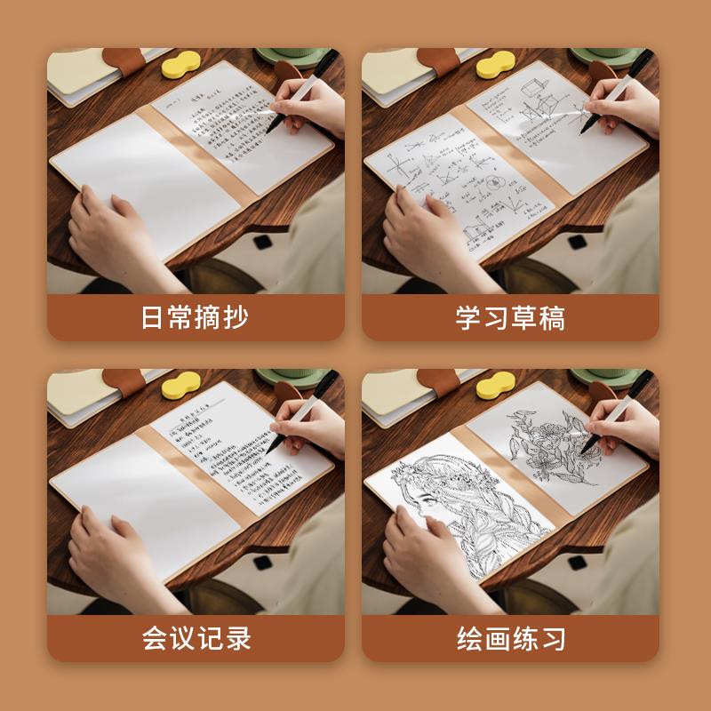 Original design whiteboard notebook writing board erasable home teaching magnetic custom portable a5 desk
