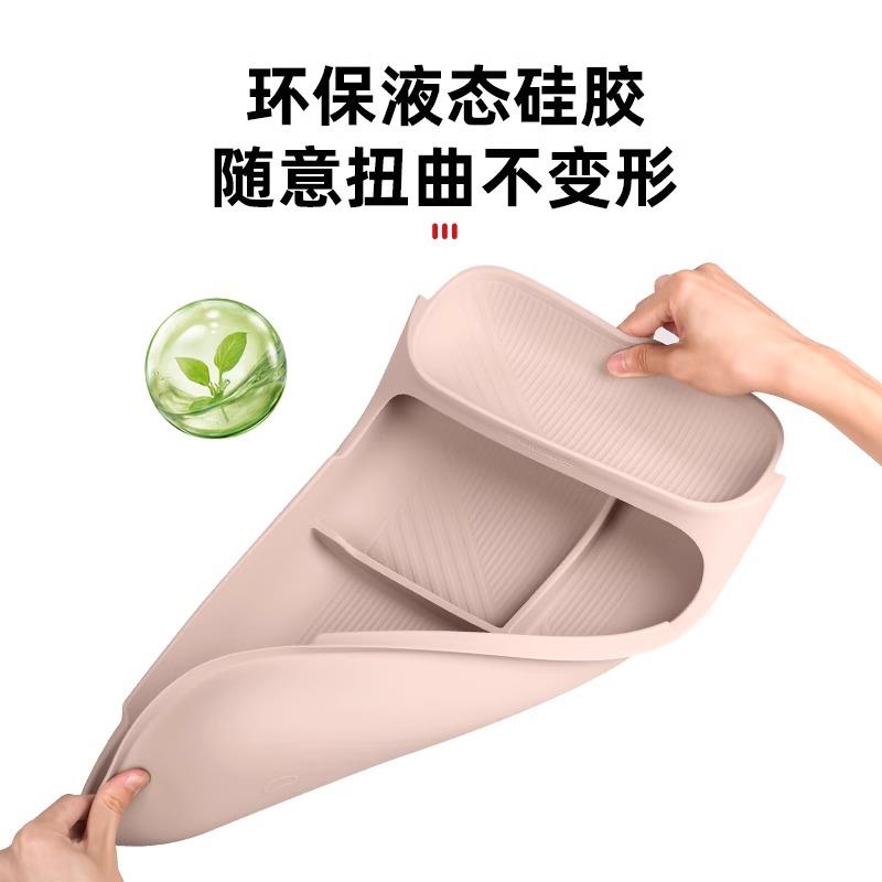 23-25款蔚来ET5TES6EC6中控下储物盒收纳箱矽胶汽车内饰装饰改装 - 图3